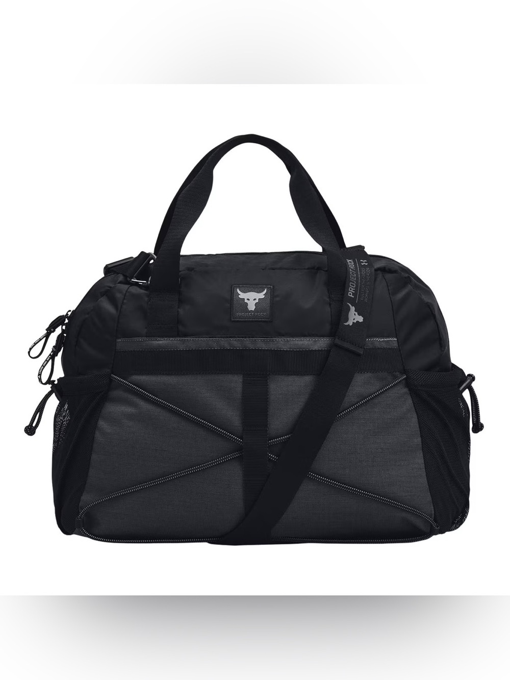 New Under Armour Project Rock 25L Gym Bag Black Travel Bag NWT